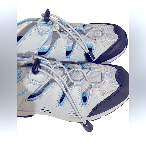 New women’s Propet Piper light blue & grey walking shoes size 7 WOA002M - Picture 4 of 10